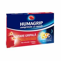 Humagrip Raceala si Gripa 16 comprimate
