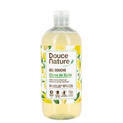 Gel de dus, eco-bio, cu lămâie de Sicilia, 500ml - Douce Nature