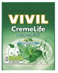 Bomboane cu aroma de vanilie si menta fara zaharuri Creme Life Classic, 60g - Vivil