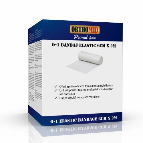 Bandaj elastic Orthomed 6cm x 2m