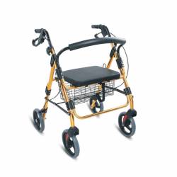 Rolator cu 4 roti din aluminiu TWA965LH-A