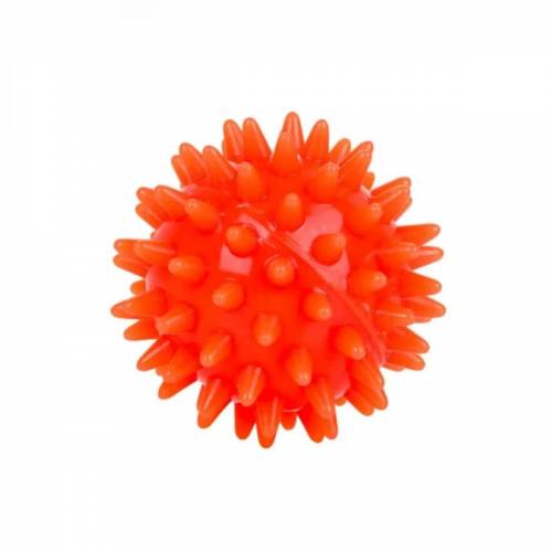 Minge tip arici 2 in 1 Sanity, pentru reabilitare si masaj, 5.5 cm, Portocaliu