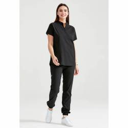 Costum medical negru unisex, Model Activity - XS