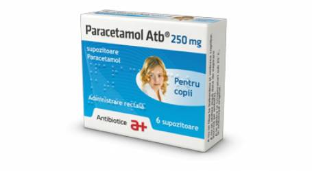 Paracetamol ATB 250mg 6 supozitoare