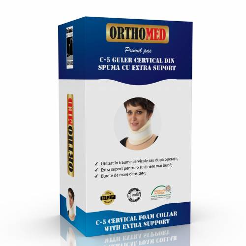 Guler cervical din spuma cu extra suport - M