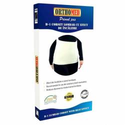 Corset lombar cu efect de incalzire - L