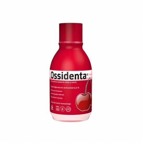 Biofarm Ossidenta apa de gură cu cireşe şi mentă 250ml