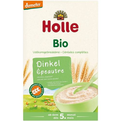 Terci de spelta integral pentru copii, +5 luni, eco-bio, 250g - Holle