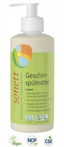 Detergent pentru spalat vase cu lamaie Eco-Bio 300ml - Sonett