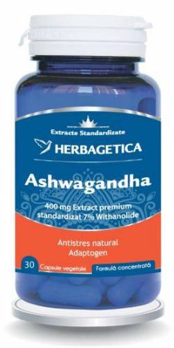 ASHWAGANDHA 30 Capsule - Herbagetica