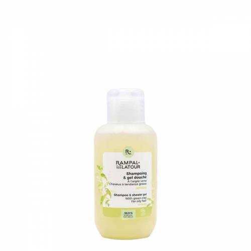 Gel de duş & şampon argilă verbină, Travel, 100ml - RAMPAL LATOUR
