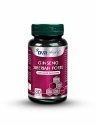 Ginseng Siberian Forte, contribuie la activitatea adaptogena, 30 capsule, DVR Pharm
