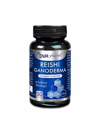 REISHI GANODERMA, sustine echilibrul fiziologic, 30 capsule, DVR Pharm