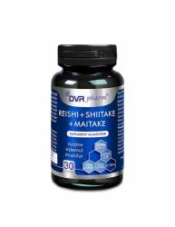 REISHI + SHIITAKE + MAITAKE, 30 capsule, DVR Pharm