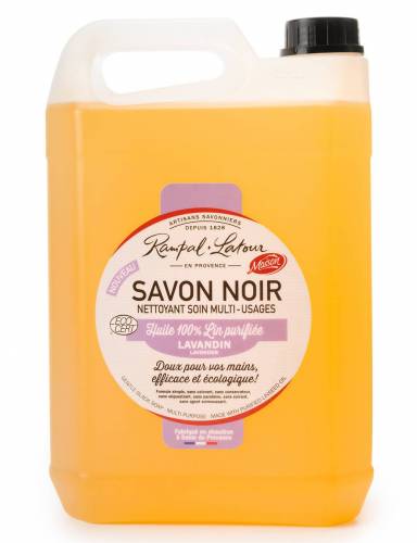Savon Noir lavandă, Concentrat natural pentru toate suprafeţele, REZERVĂ 5L - RAMPAL LATOUR