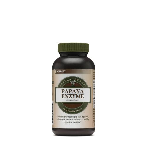 Natural Brand™ Papaya Enzyme, Enzime Digestive din Papaia, 240tb - GNC