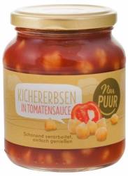 Naut in sos de rosii, eco-bio, 350 g, Nur Puur