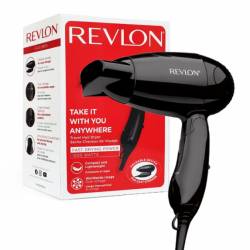 Uscator de par REVLON Travel, 2 viteze, 2 trepte de temperatura, Negru