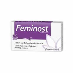 Feminost x 56 comprimate filmate, trateaza incontinenta urinara
