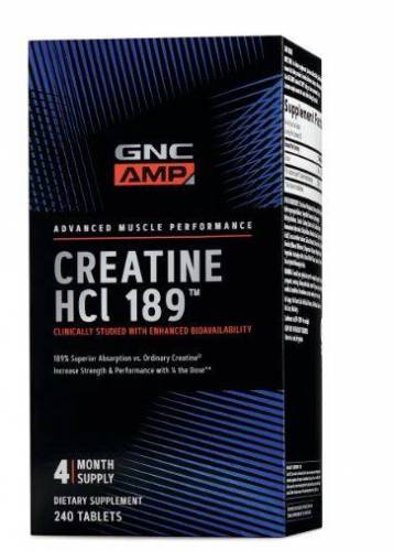 Amp Creatina Hcl 189, 240 Tb - Gnc