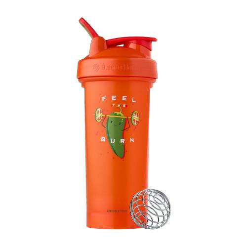 Blender Bottle Shaker Clasic, Editie Speciala Jalapeno Feel The Burn, Capacitate 800ml - GNC