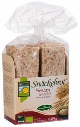 Paine crocanta cu susan si grau spelta - eco-bio 200g - Bohlsener Muhle