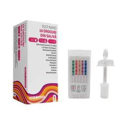 Test rapid antidrog 10 parametri din salivă