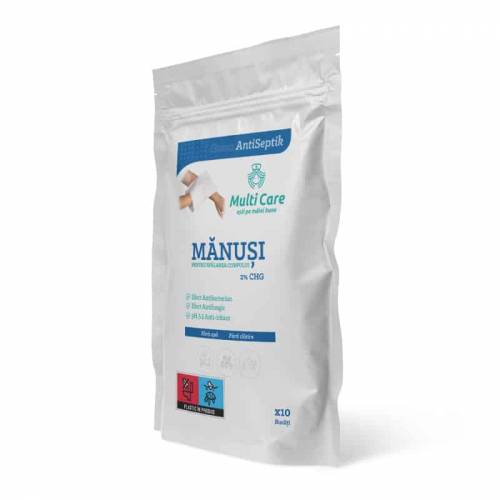 Mănuși pentru spălarea corpului AntiSeptik cu 2% CHG x 10 bucăți