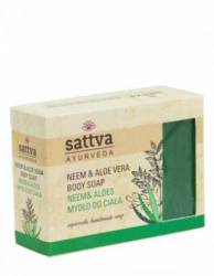 Sapun cu glicerina si neem, 125g – Sattva Ayurveda