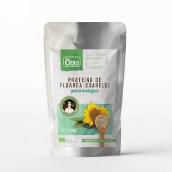 Proteina de Floarea-Soarelui pudra, eco-bio, 125g - Obio