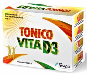 Tonico Vita D3 - 60 comprimate Terapia