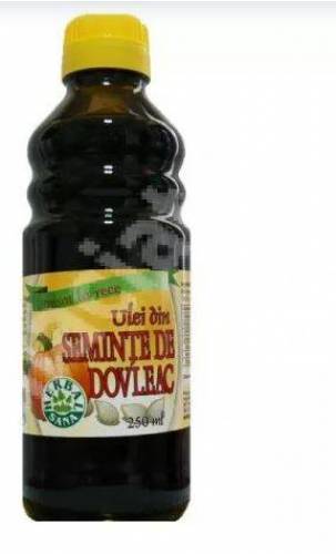 Ulei din seminte de dovleac presat la rece, 250 ml - Herbavit