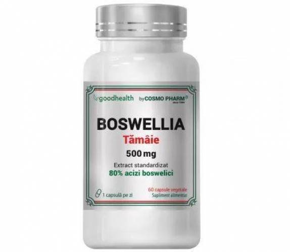 Boswellia Serrata, 500 mg, sustine functia mentala, 60 cps - Cosmopharm