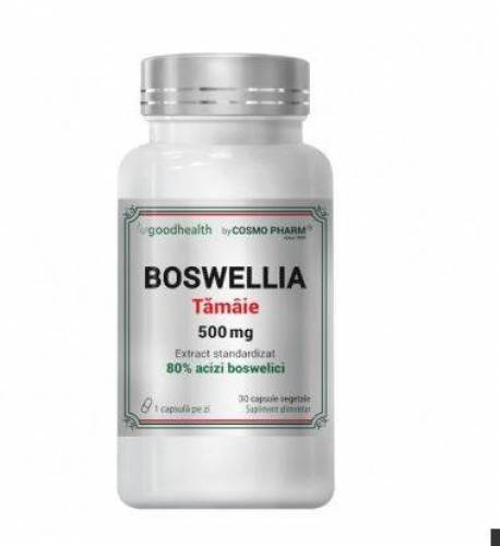 BOSWELLIA TAMAIE, 500 mg, Sustine functia mentala, 30cps -  COSMO PHARM
