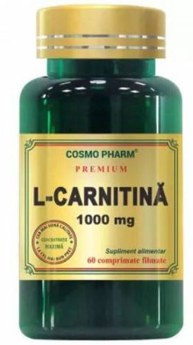 L-CARNITINA 1000MG, 60 Comprimate - COSMO PHARM