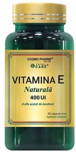 Vitamina E 400 Ui Naturala, 30 capsule moi - COSMO PHARM