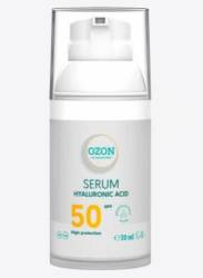 Ser cu acid hialuronic și protecție solară SPF50, 30ml - Cosmetic Plant