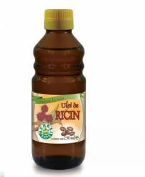 Ulei de ricin presat la rece, 250 ml - Herbavit