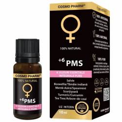 Amestec uleiuri esentiale + 6 PMS, echilibru hormonal, 10 ml, CosmoPharm