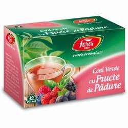 Ceai Verde cu fructe de padure 20 plicuri - Fares