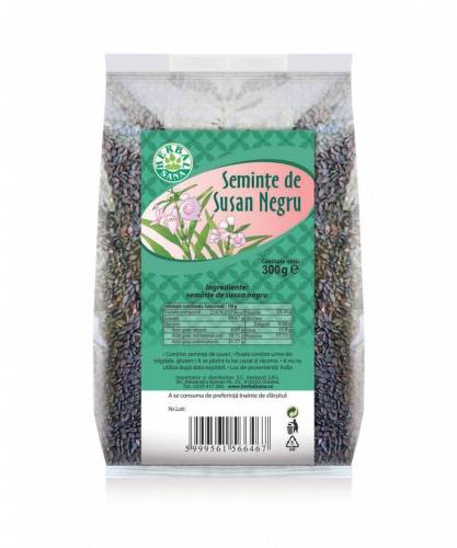 Seminte De Susan Negru, 300 g, HERBAVIT