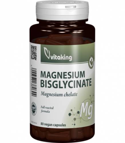 Magneziu Bisglicinat, 80 capsule vegetale, VITAKING
