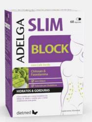 Adelga Slim block - chitosan, faseolamina si cafea verde, 60 capsule - Dietmed -Type Nature