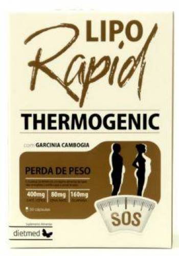 Liporapid thermogenic - scadere in greutate 30 capsule - Dietmed - Type Nature