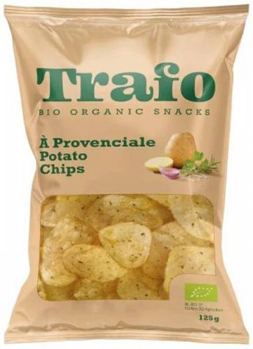 Chipsuri de cartofi cu ierburi de provence, eco-bio, 125g Trafo