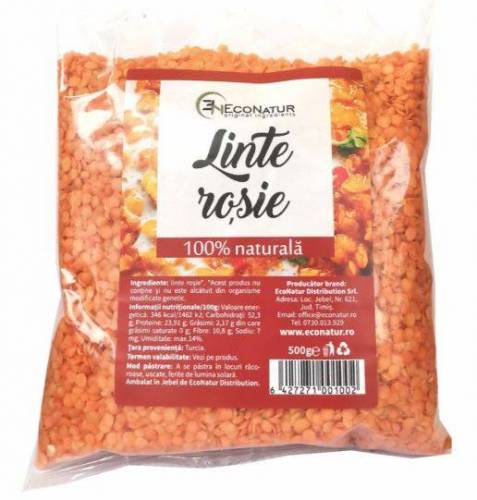 LINTE ROSIE 500G - ECO NATUR
