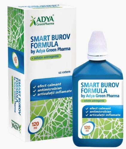 SMART BUROV FORMULA - SOLUTIE BUROV - GEL, 120ml - ADYA GREEN PHARMA