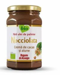 Nocciolata cremă BIO cu cacao și alune de pădure cu lapte, 250g - Rigoni di Asiago