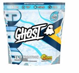 Ghost Hydration Sticks, Lemon Crush, Electroliti Pudra pentru Hidratare cu Aroma de Lamaie - GNC