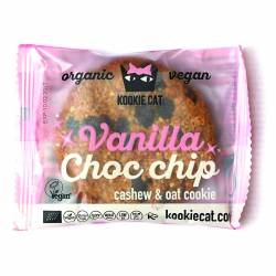 Cookie cu vanilie si ciocolata fara gluten eco-bio 50g - Kookie Cat